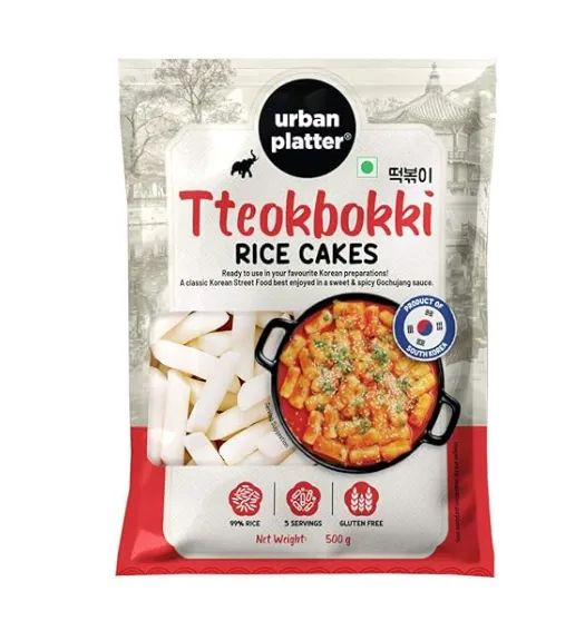 Urban Platter Classic Korean Tteokbokki Rice Cakes