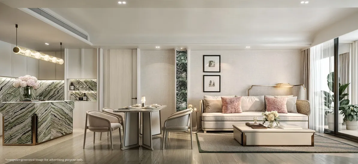 2BR-Kitchen living area