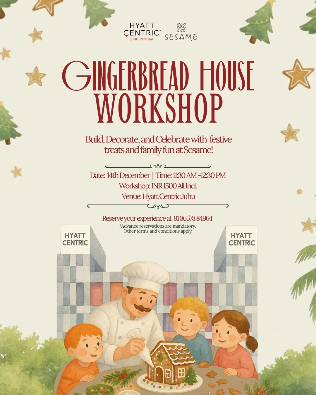 Hyatt Centric Juhu - Gingerbread house