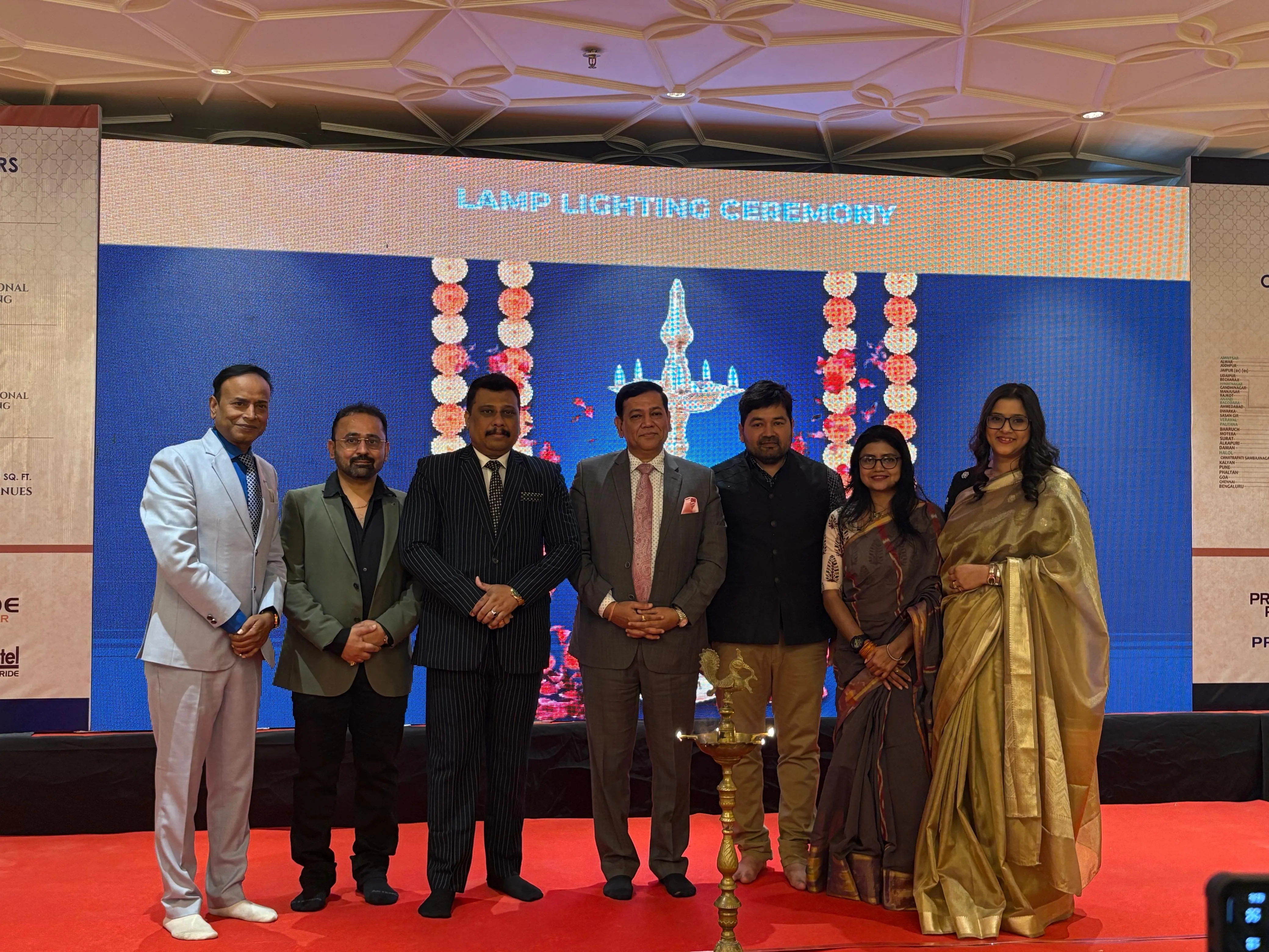 Dignitaries_Lamp Ligting of Pride Elite Gandhinagar