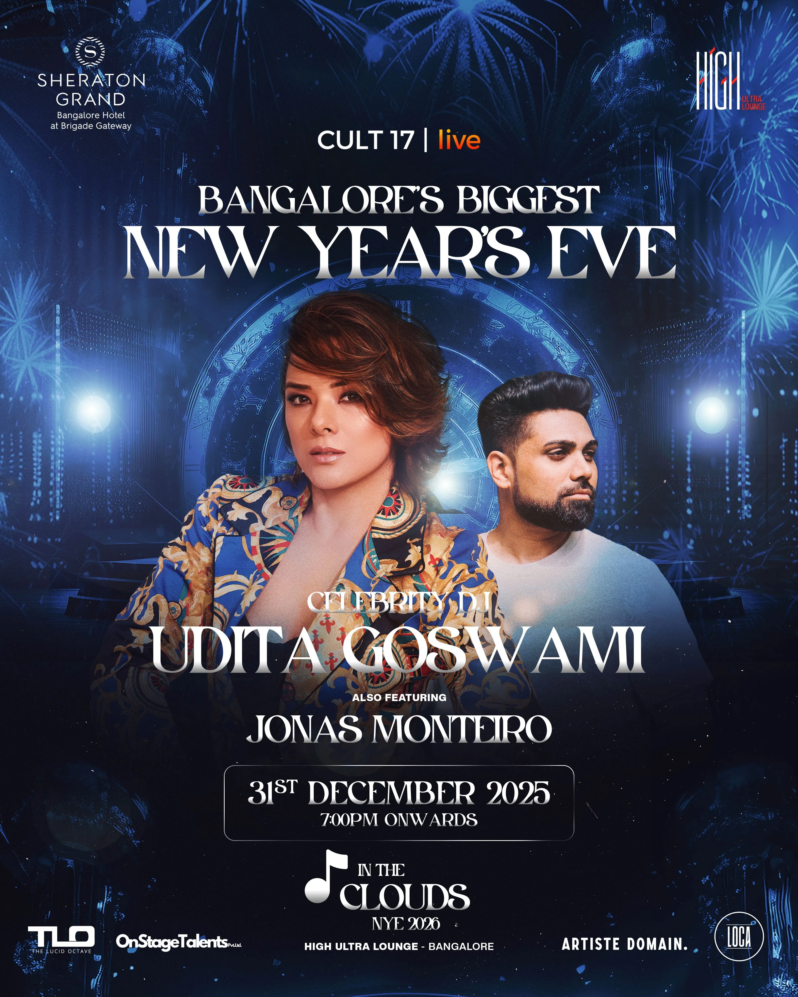 1- New year - Sheraton Grand Bangalore Hotel at Brigade Gateway