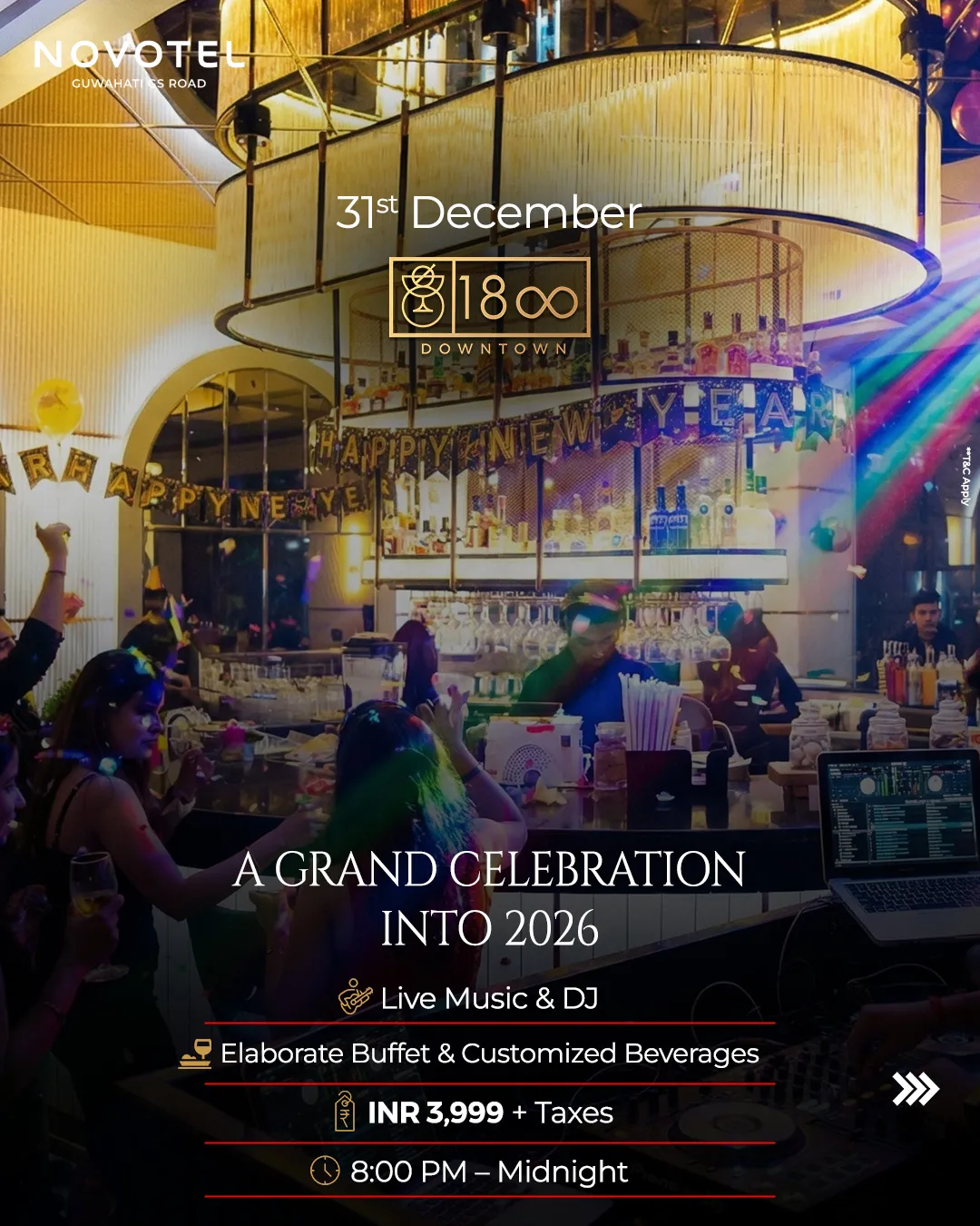 Novotel Guwahati GS Road Curates City’s Largest In-House New Year Celebration with Distinct Experiences Under One Roof (1)