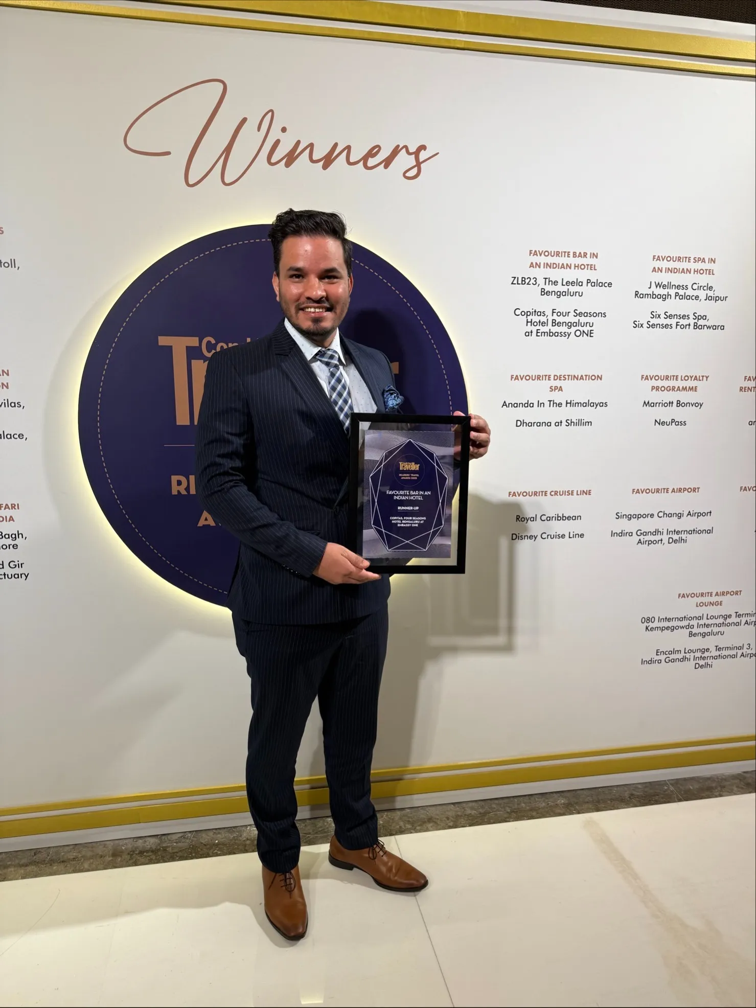 Sher Thakur, Bar Manager at Four Seasosn Hotel Bengaluru