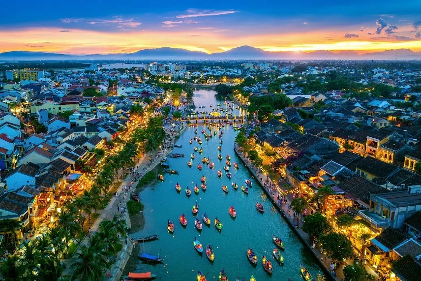Hoi An ancient town in Da Nang, Vietnam