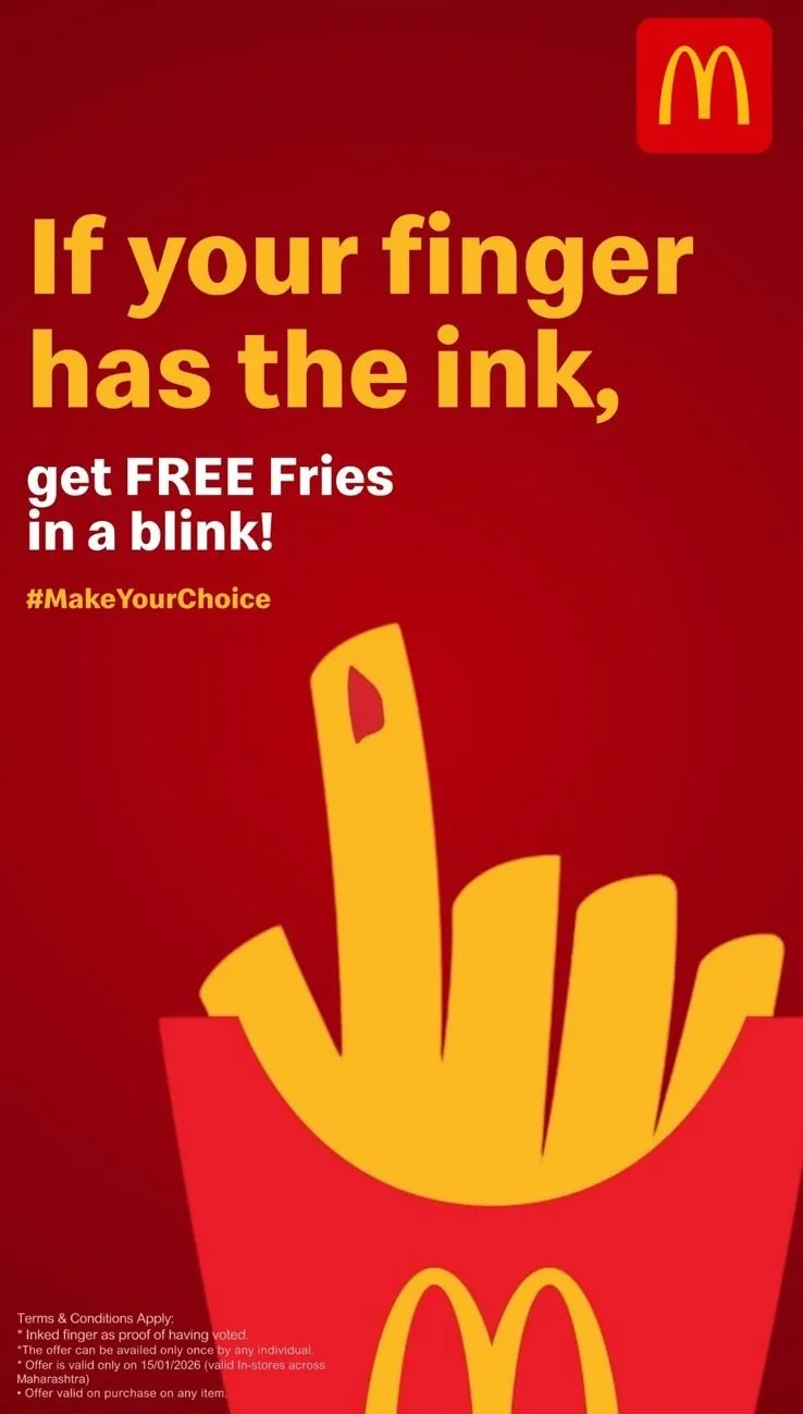 McDonald’s India (W&S) Says Thank You with Free Fries (2)