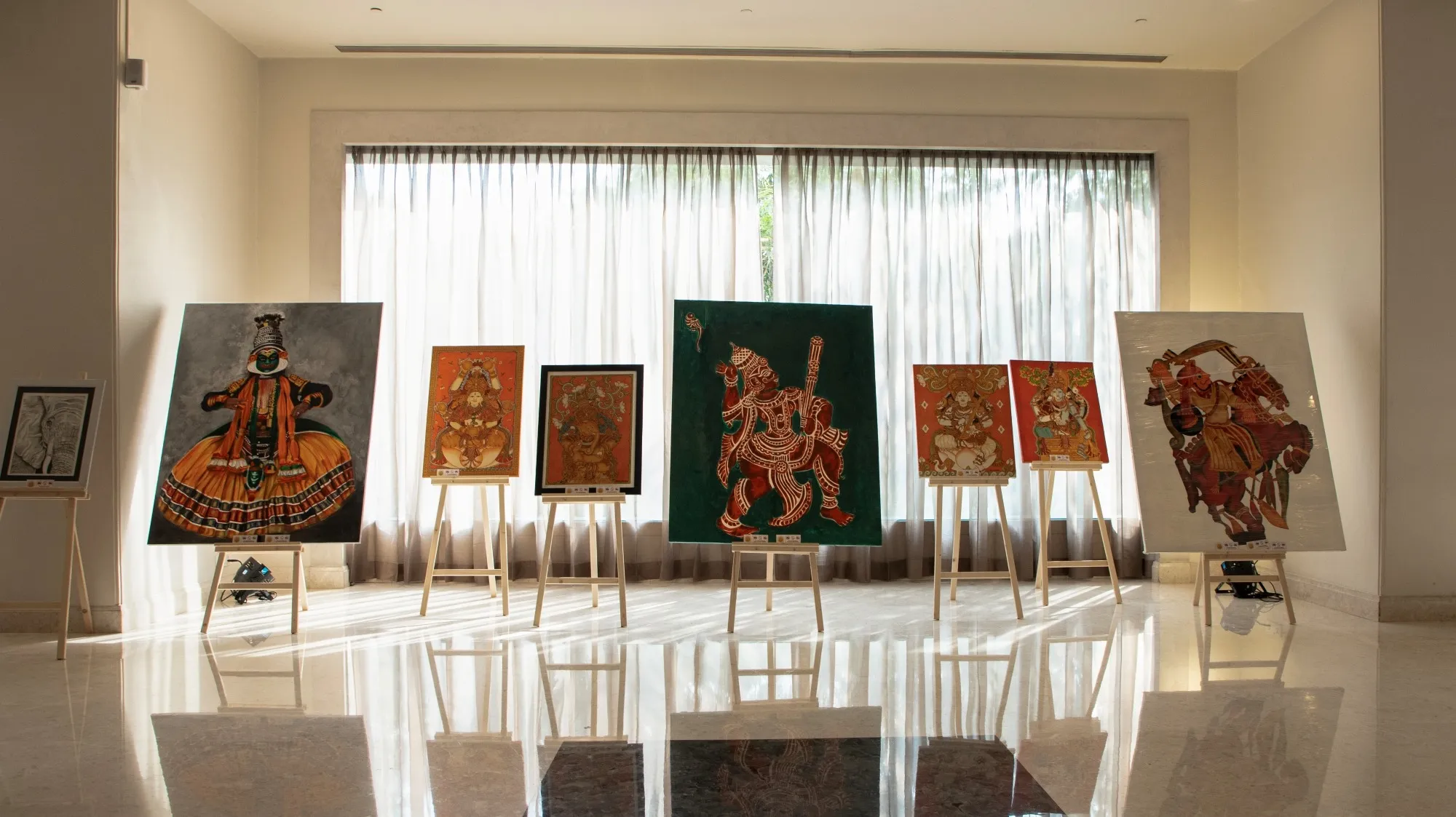 Radisson Outer Ring Road_Artist works displayed in the hotel 1
