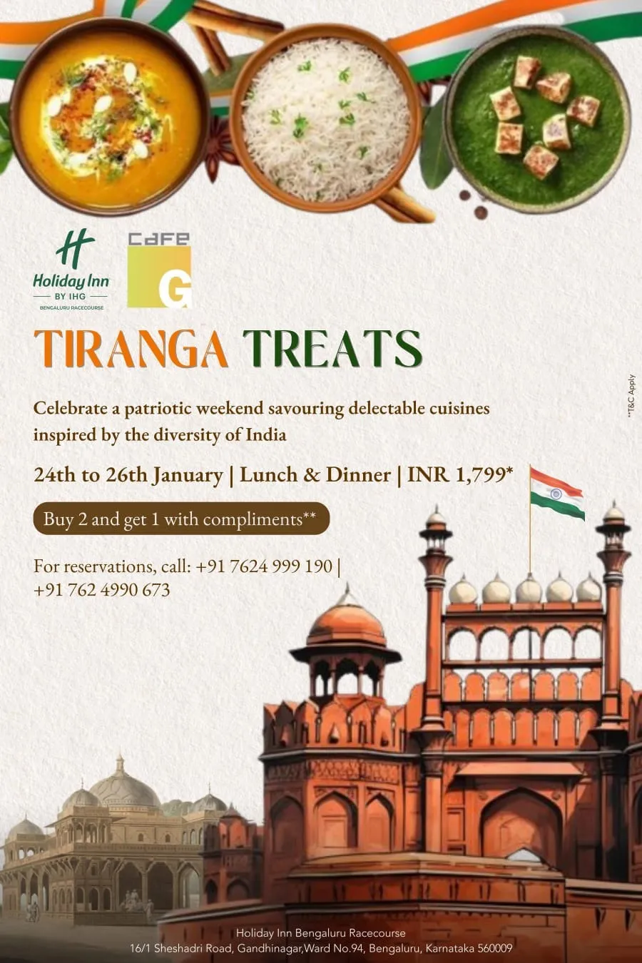 Tiranga Treats Poster - HIBRC
