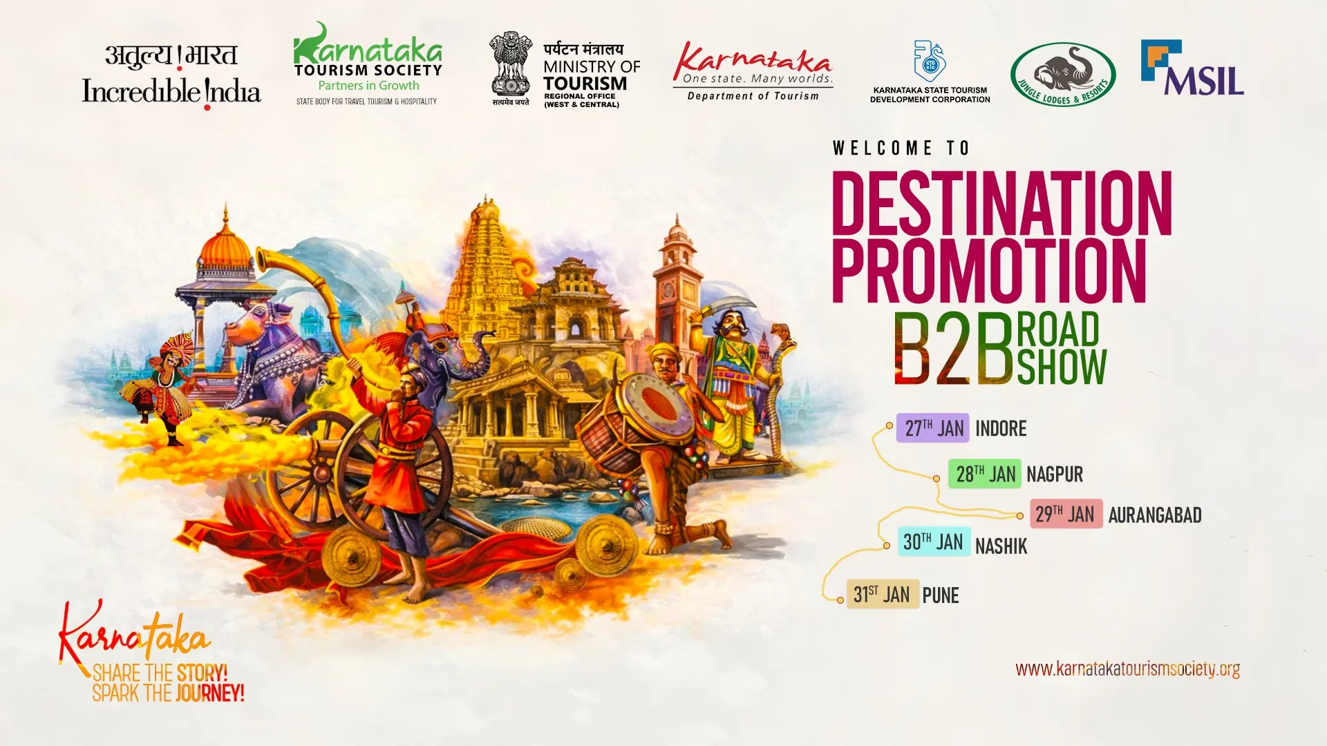 KTS Destination Promotion B2B Roadshow - Central India