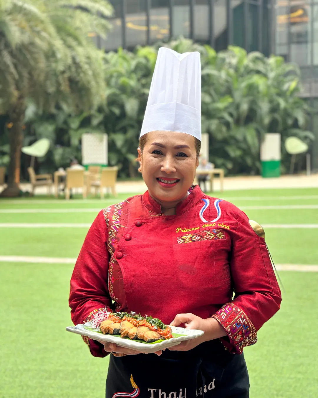 Thai Master Chef Penpak Panjampee.