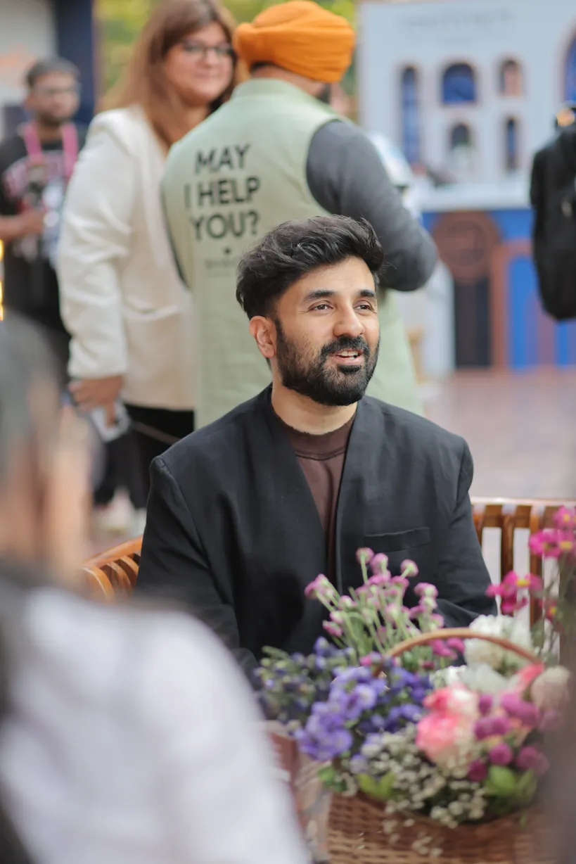 Vir Das at The Author's Lounge at The Leela Palace Jaipur
