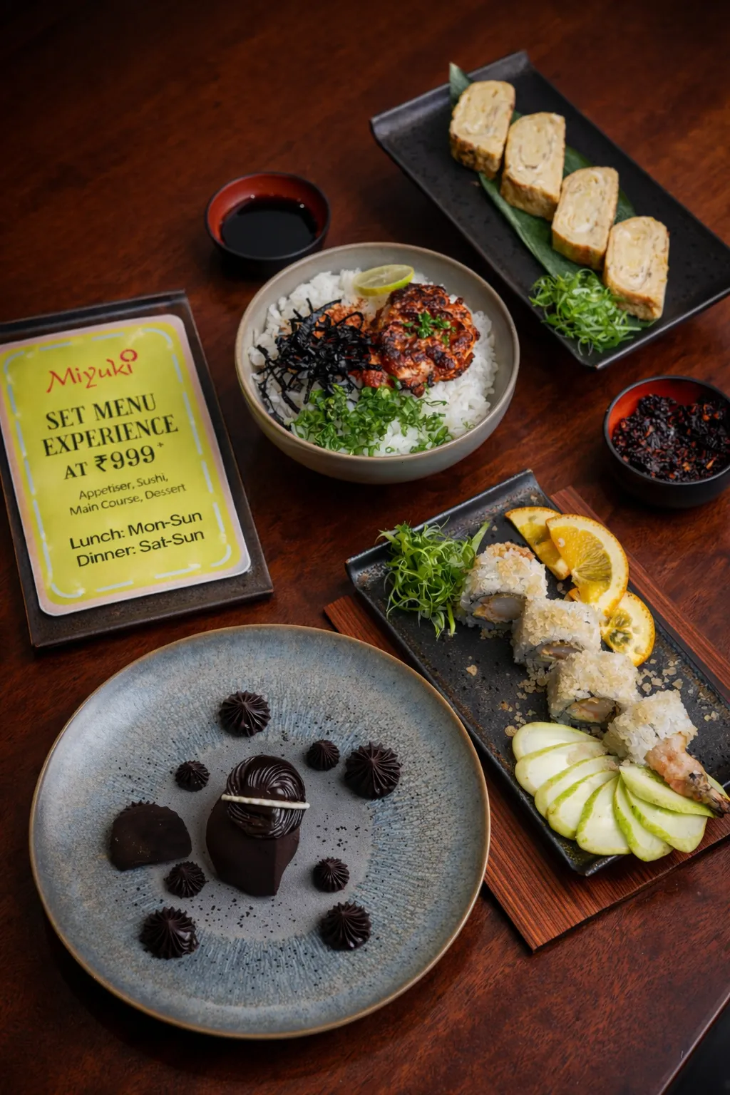 Miyuki set menu nonveg