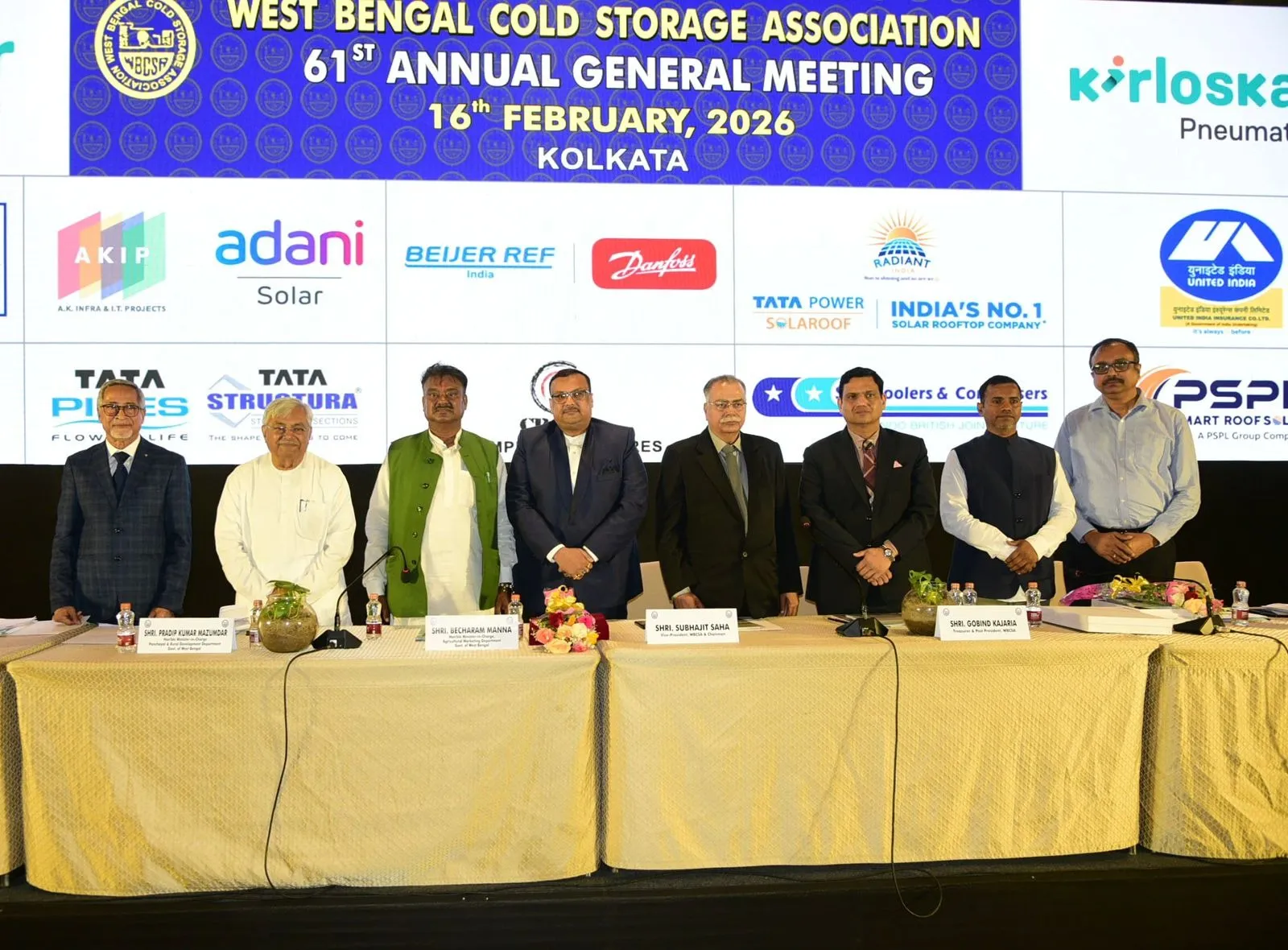 Inauguration Ceremony of 61st Annual General Meeting organized by President & Members of the Executive Committee of West Bengal Cold Storage Association held at Taj Taal Kutir, Kolkata_3