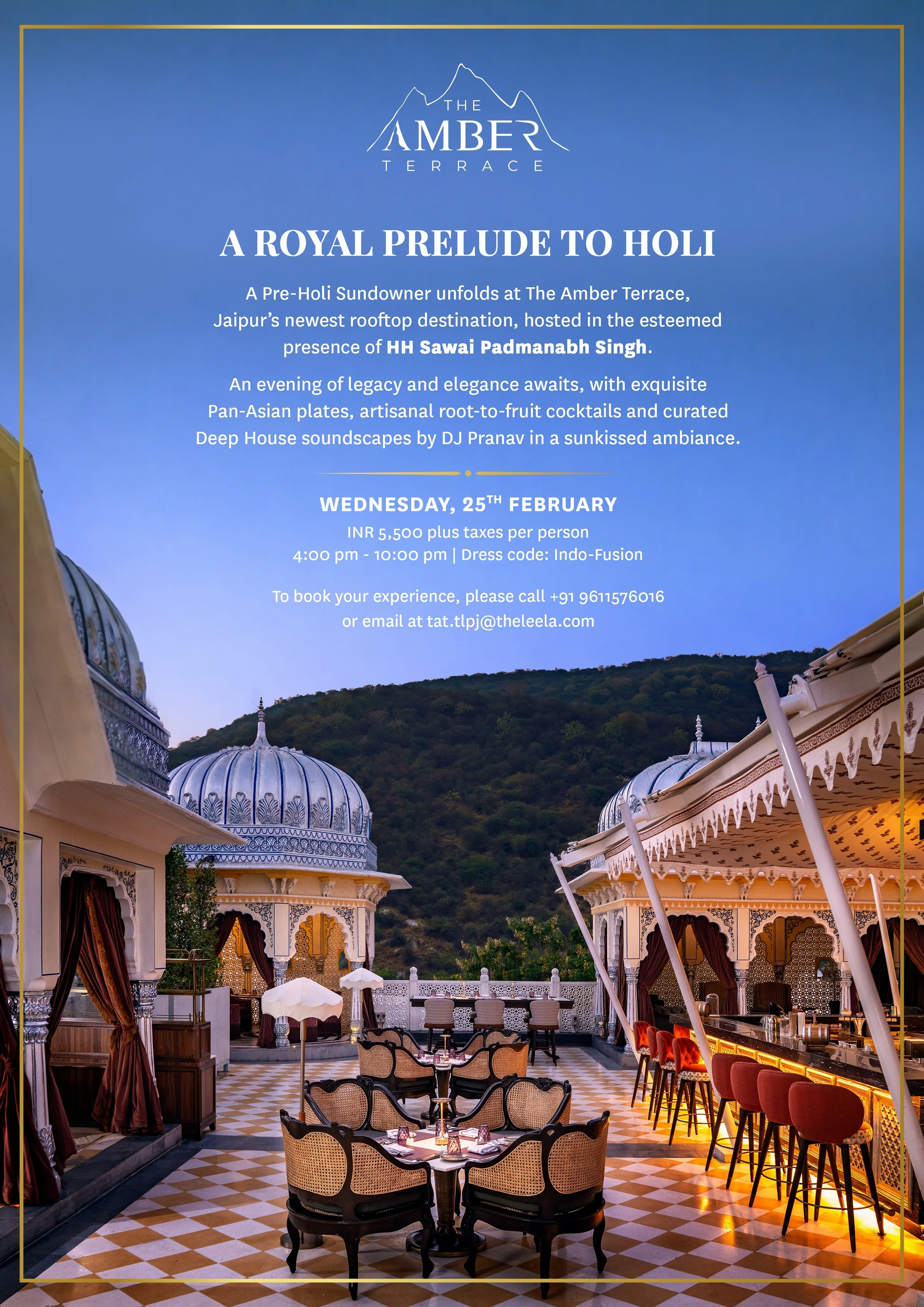 Phoolon Ki Holi with HH Maharaja Sawai Padmanabh Singh