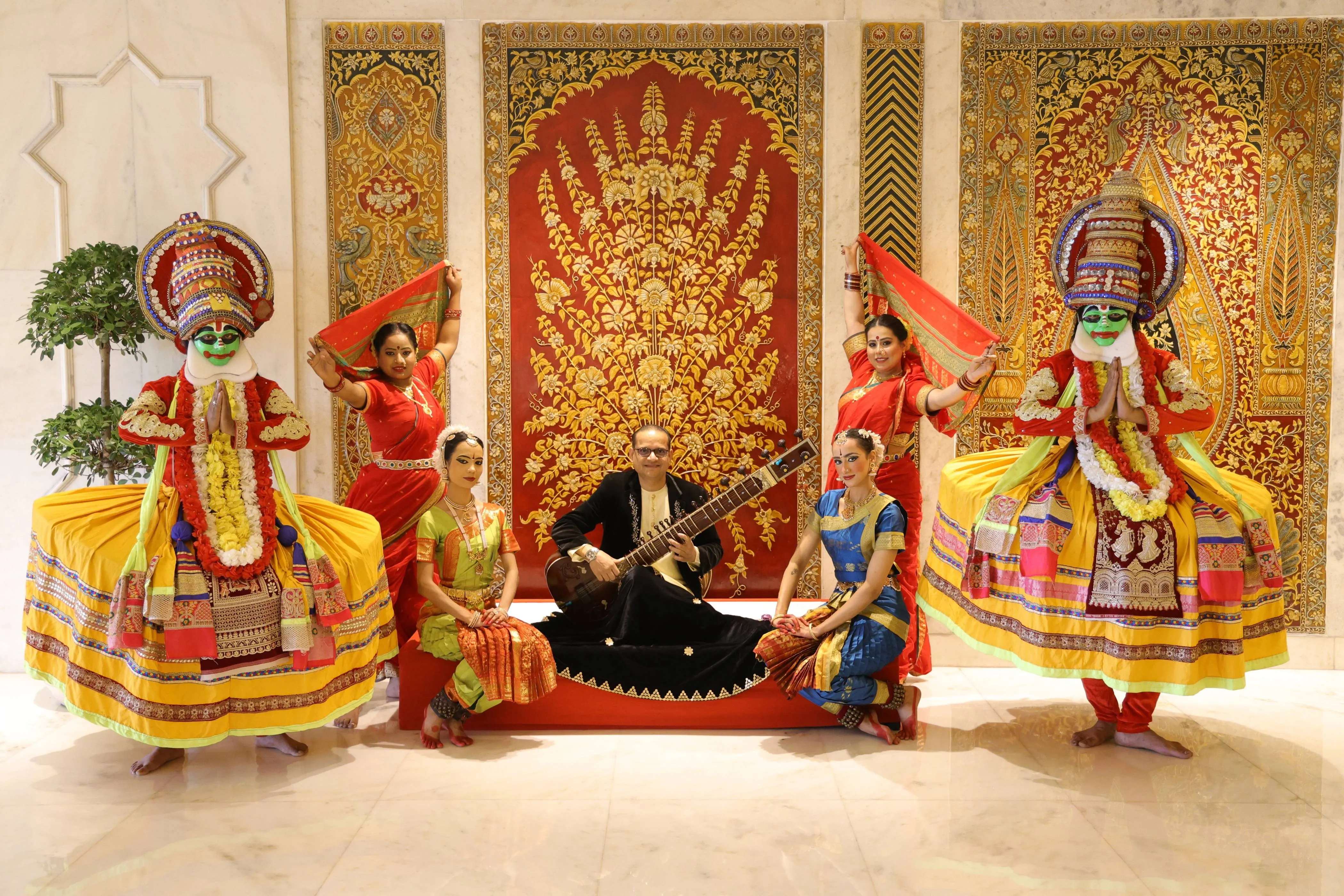 Taj Mahal, New Delhi cultural showcase of India's music, dance and art