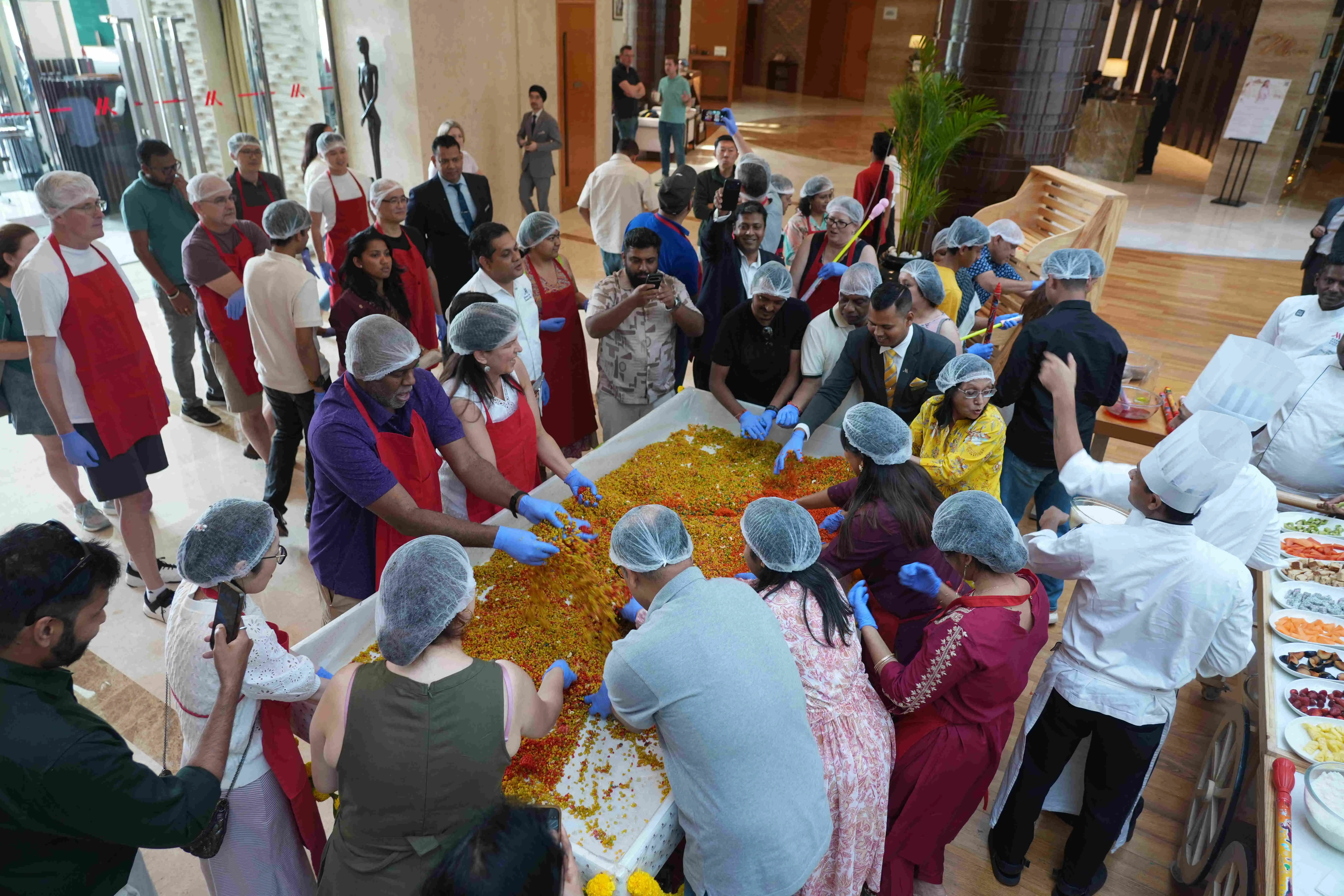 Bengaluru Marriott Hotel Whitefield_Boondi Mixing Brunch 2