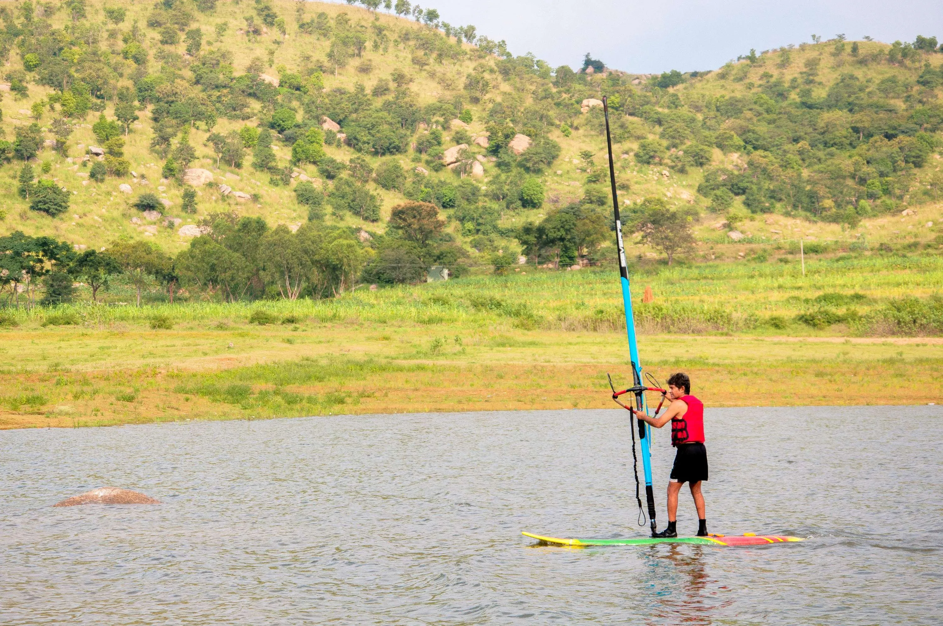 Windsurfing at Manchanabele