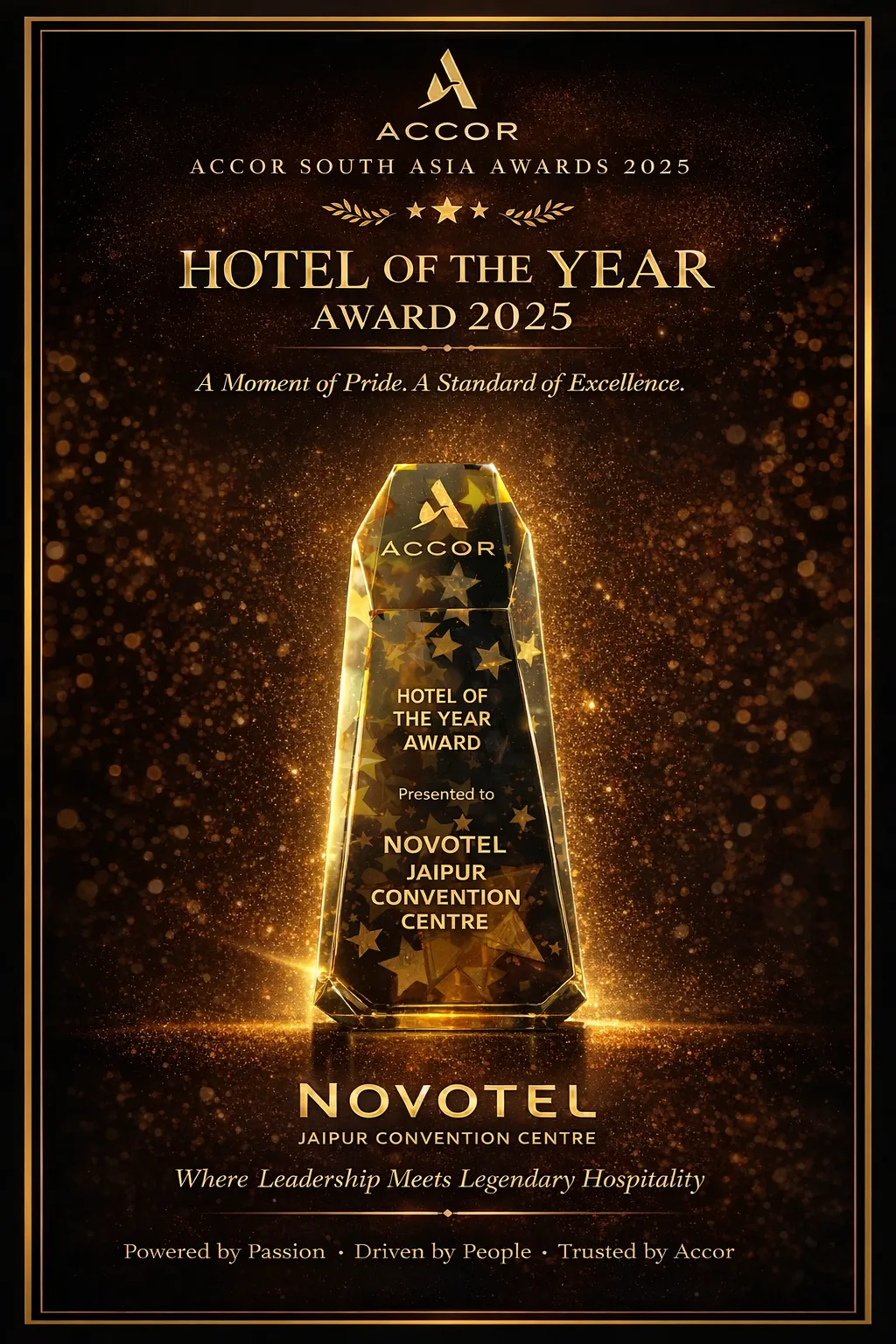Novotel Jaipur Convention Centre - Hotel of the year 2025