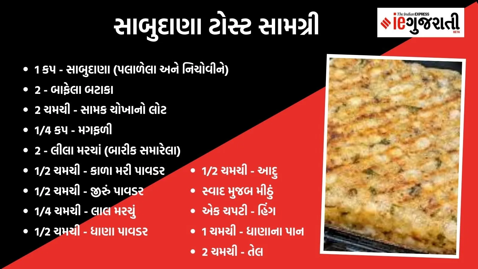 Sabudana recipe, Breakfast