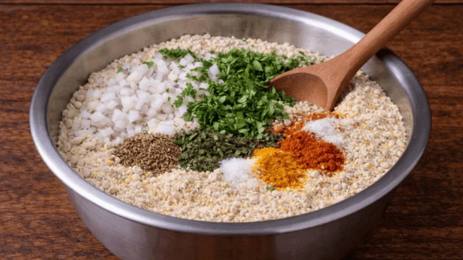 masala missi roti atta