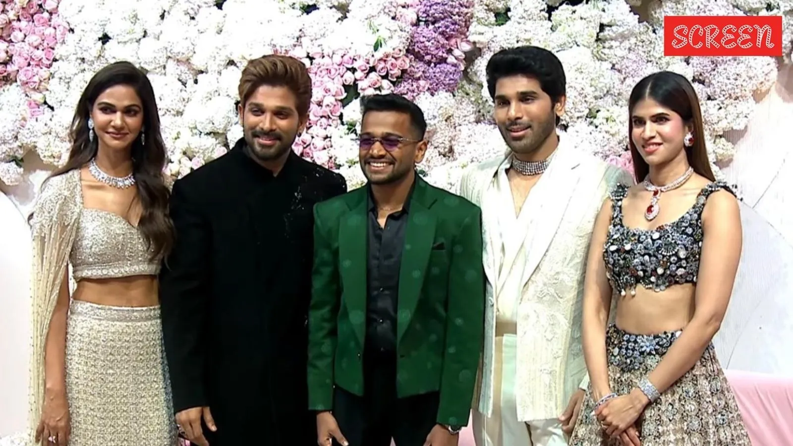 Allu Arjuns brother Allu Sirishs pre wedding celebration photos