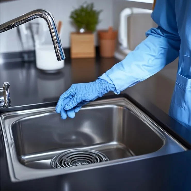 Kitchen Sink Cleaning 1