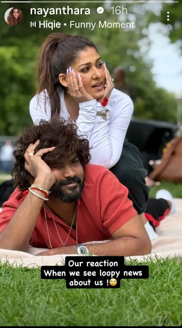 Nayanthara insta story nb 1