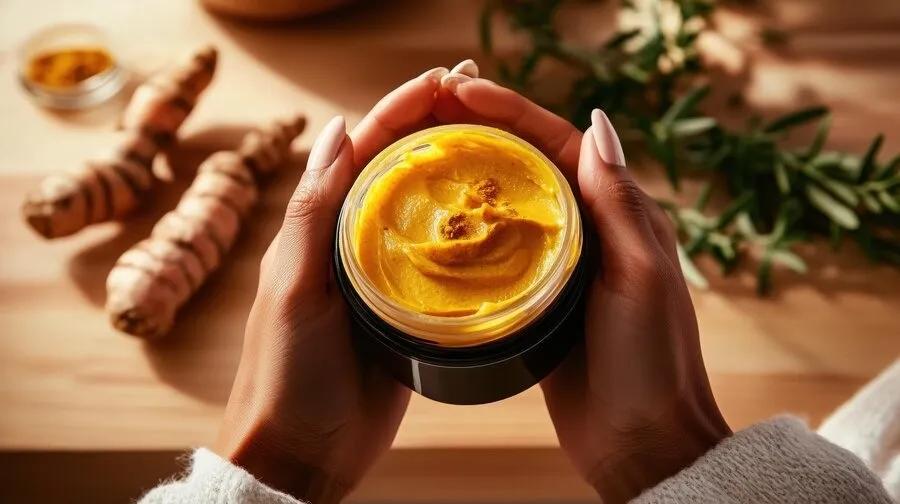 Tan Removal With Milk Turmeric 1