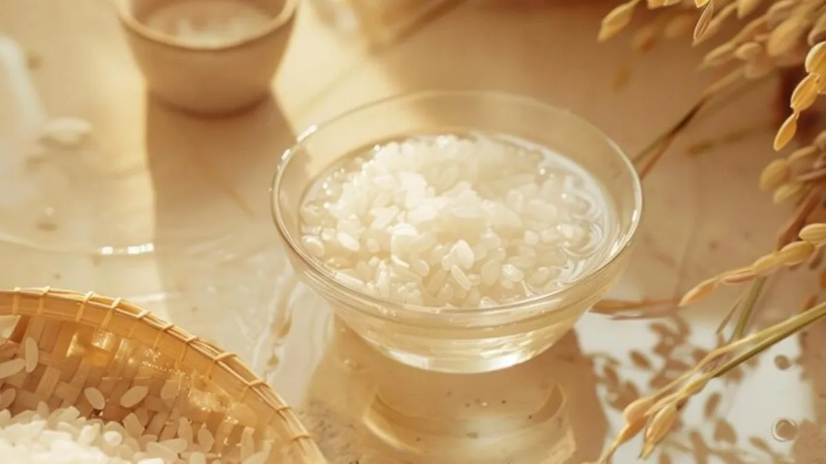 Homemade Face Serum Using Rice Water 1