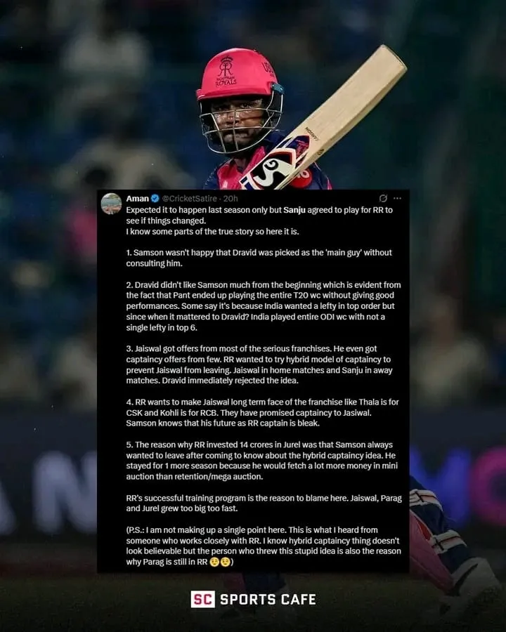 Sanju Samson Trade Rumors