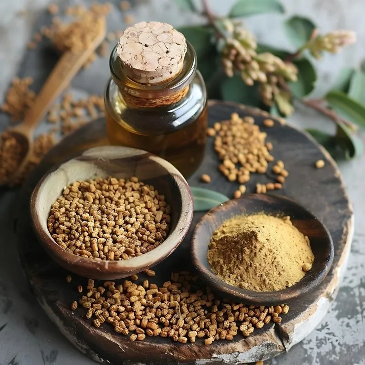Herbal Natural Hair Dye With Fenugreek 1