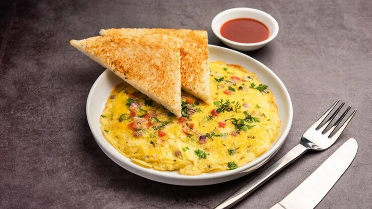 bread omelette, health