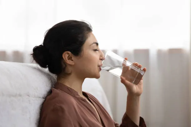drinking water