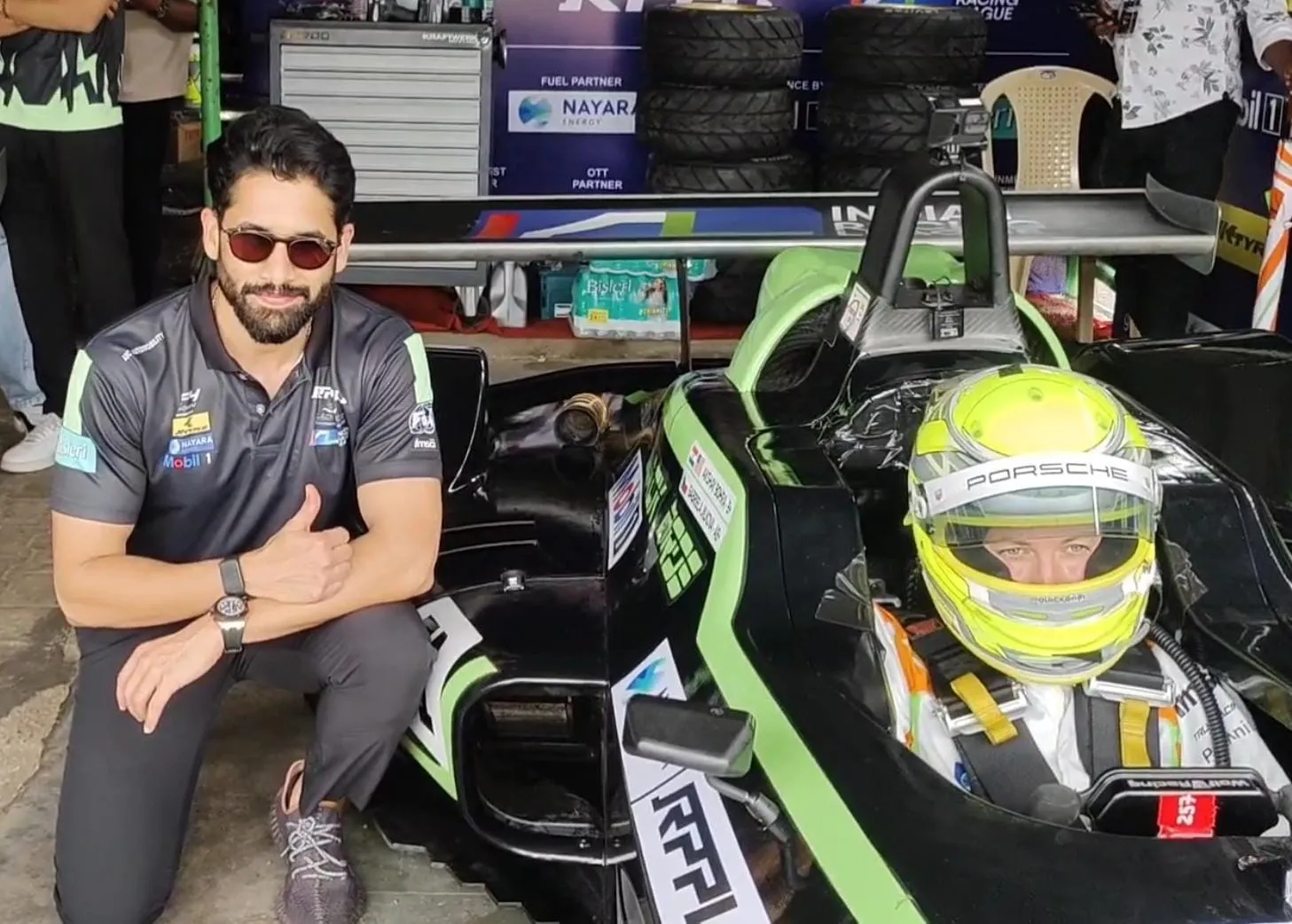 Naga Chaitanya racing