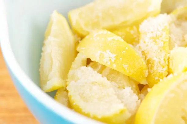 salt and lemon