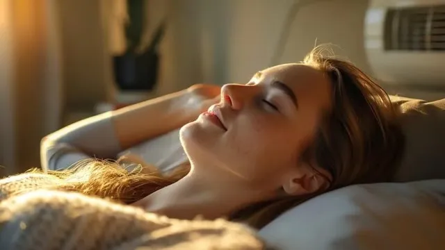 sleeping with AC on,