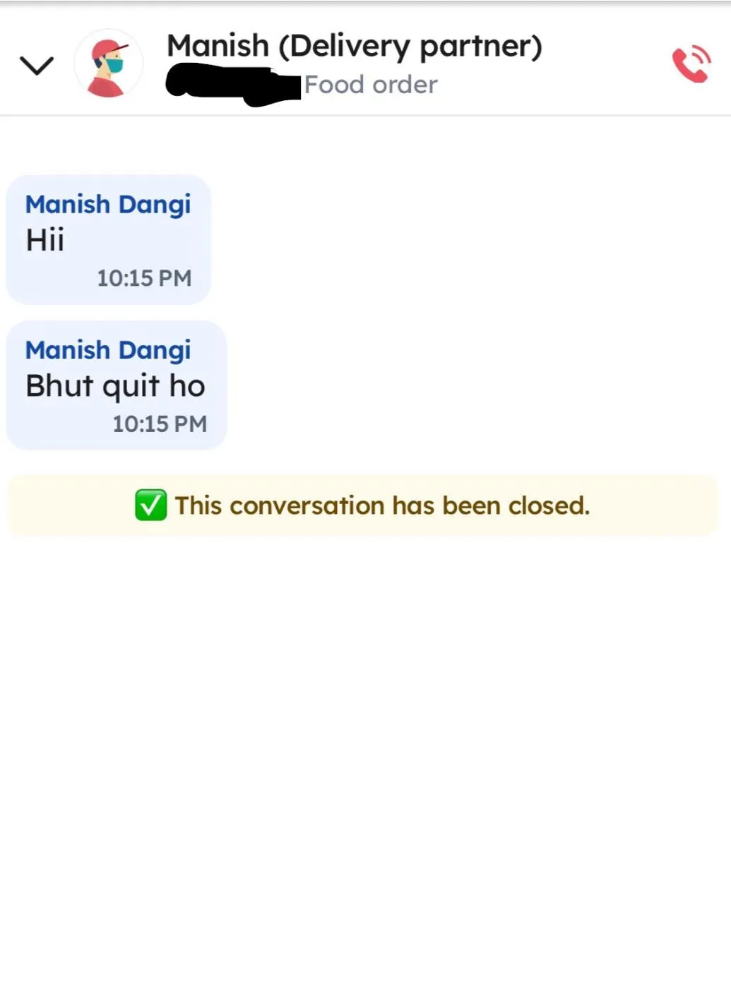 zomato delivery boy reddit