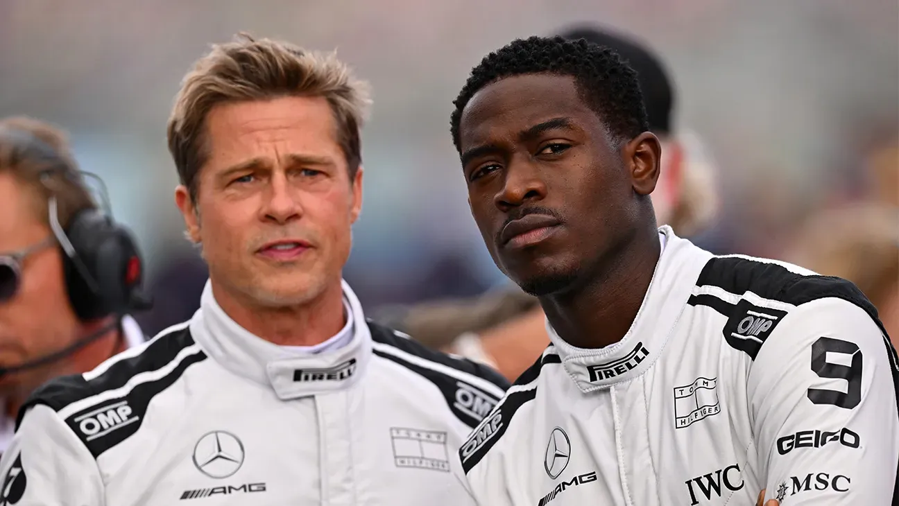 Brad-Pitt-Damson-Idris-f1-getty-H-2024