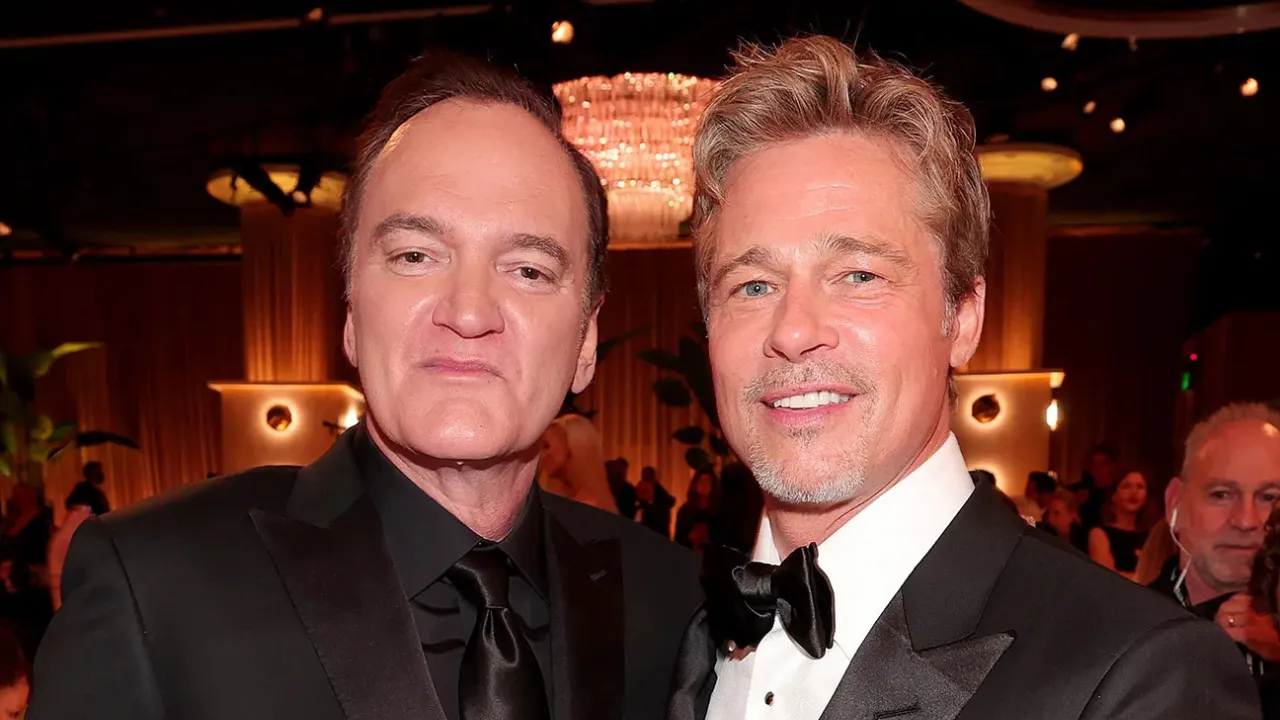 Brad Pitt and Quentin Tarantino