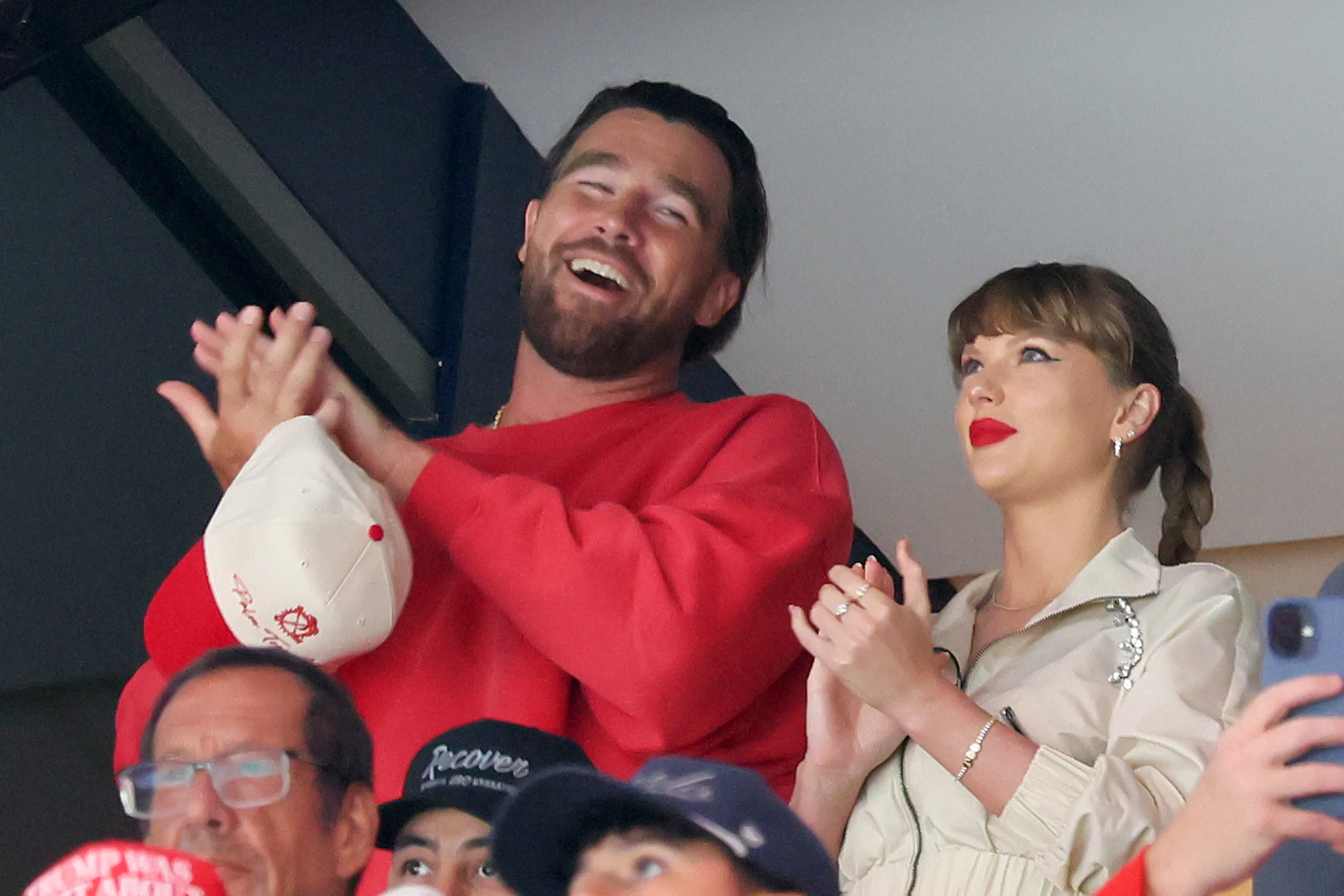 Taylor Swift and Travis Kelce