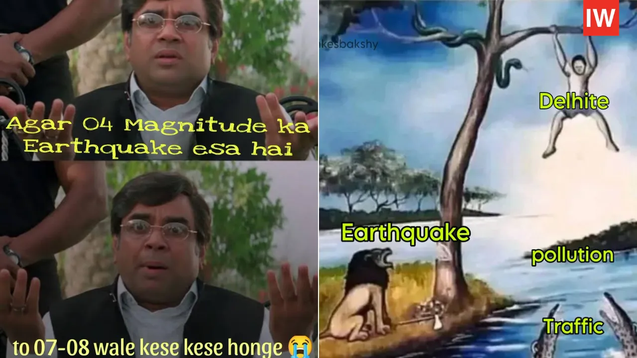 DelhiNCR Earthquake Sparks Panic and Memes