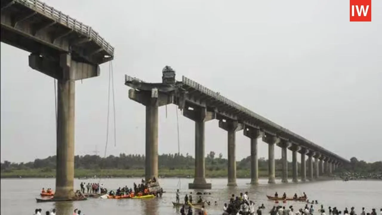 Gujarat Bridge Collapse 11 Dead After Vehicles Plunge Into Mahi River