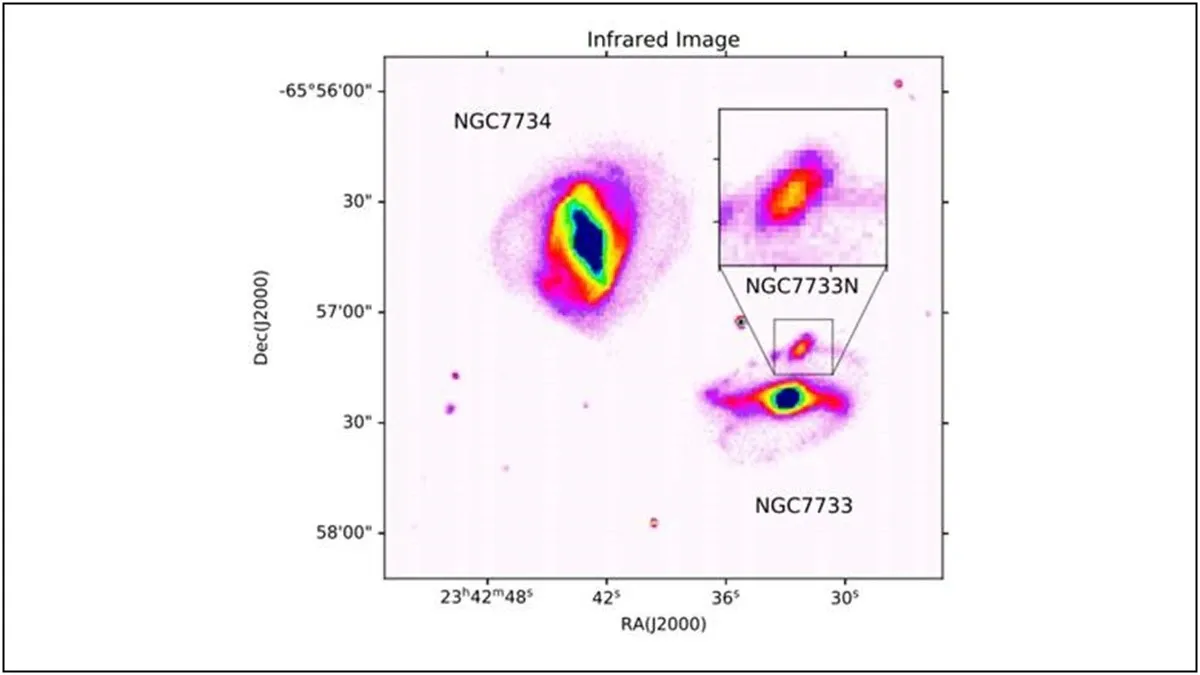 infrared image of black hole merger