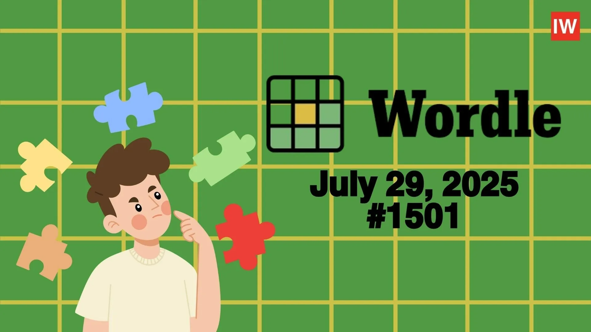 Today's Wordle Clues and Answer Revealed July 29 2025