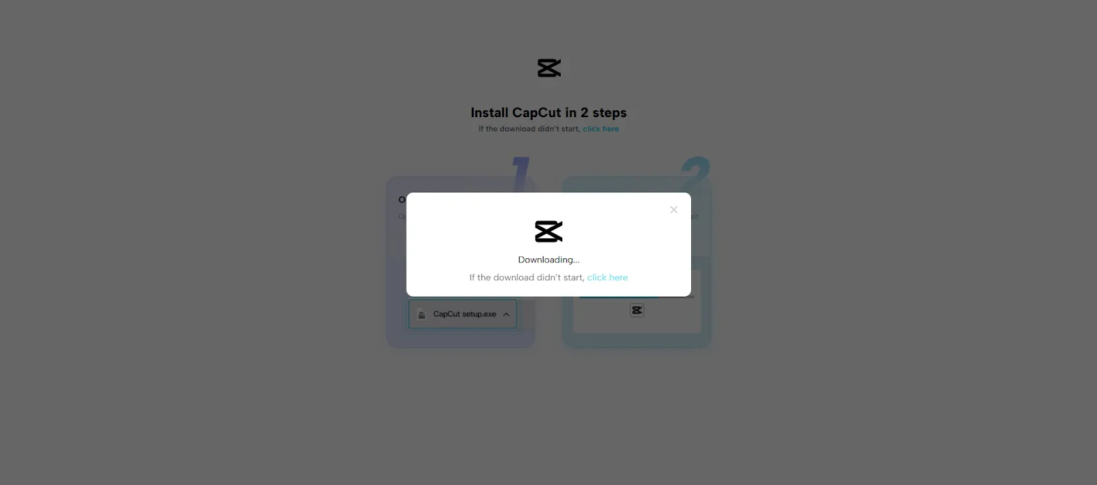 Install CapCut Desktop Video Editor on PC