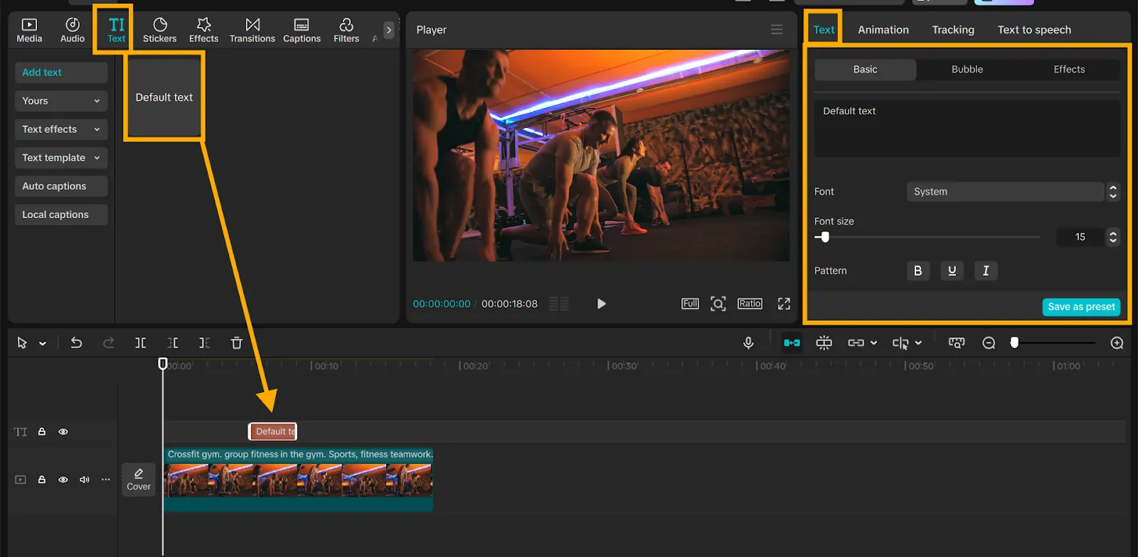 Step 3_ Configure Narration Script and Insert Text to Timeline