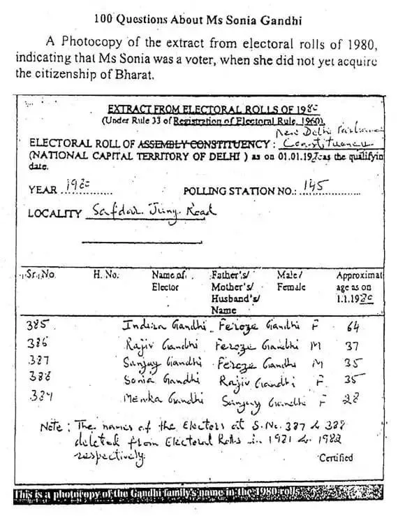 1980 Electoral Poll shared by Amit Malviya