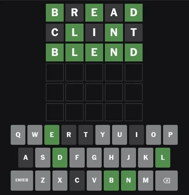 Wordle Answer for September 4 2025