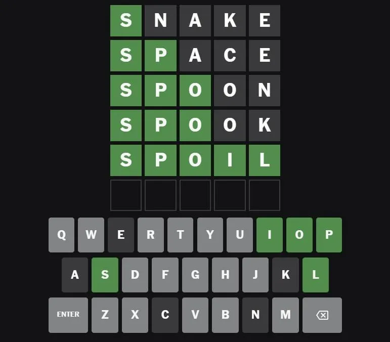 Wordle Answer for October 1 2025
