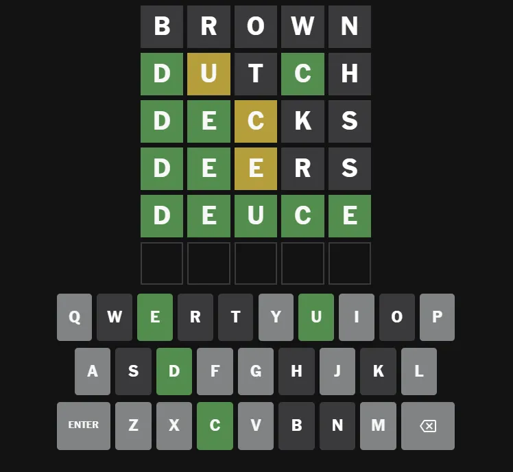 NYT Wordle Answer Today November 12