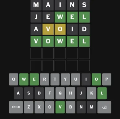 Wordle Answer for November 21, 2025